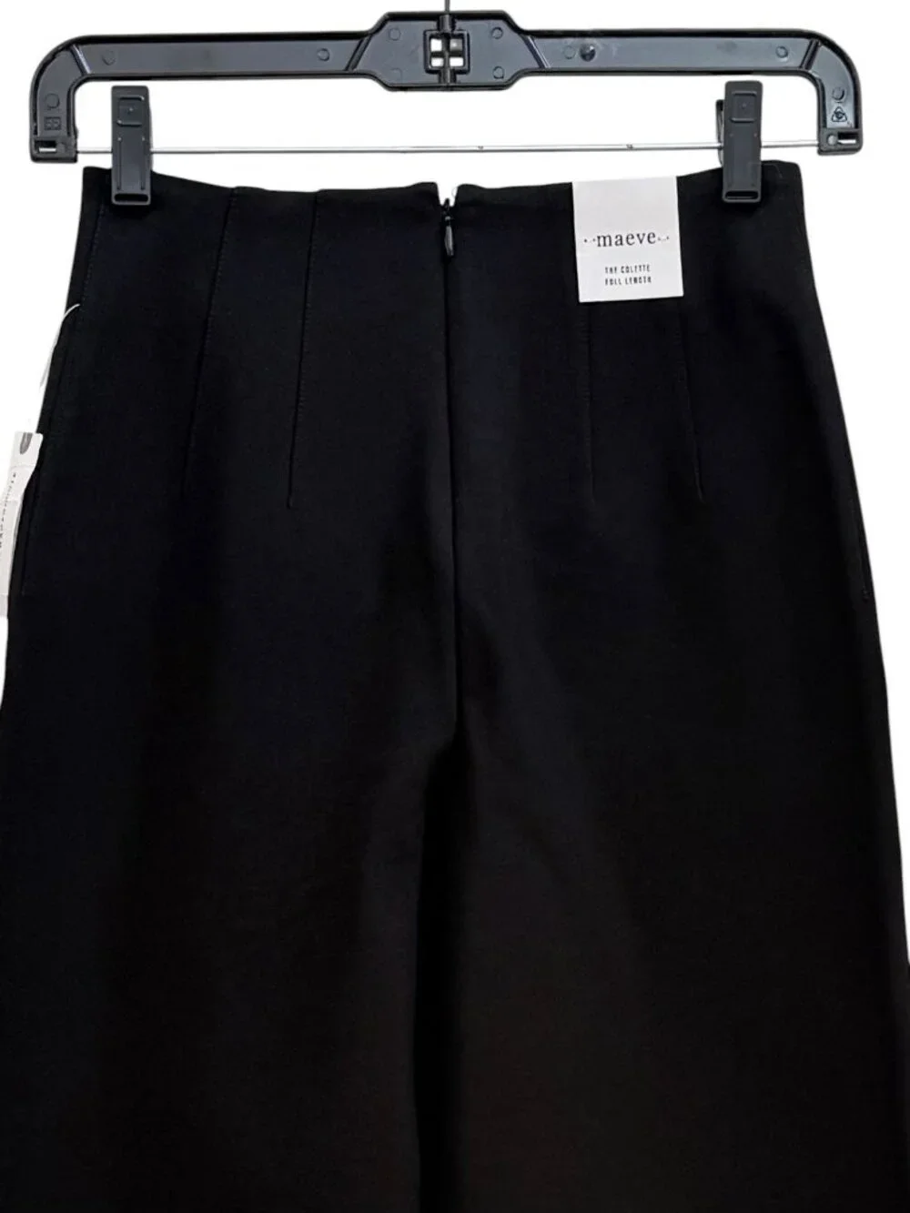 Anthropologie Colette Full-Length Embroidered Pocket Pants Maeve Black Womens 23 - Picture 6 of 12